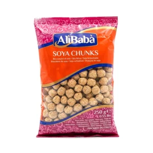 Bucăți de soia texturată Alibaba – 250 g