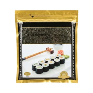 Foi de alge nori Takahiro Sushi Nori Gold – 140 g
