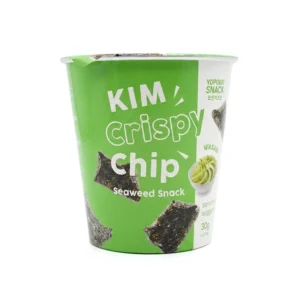 Snack din alge marine Kim Crispy Chip Wasabi Yopokki – 30 g