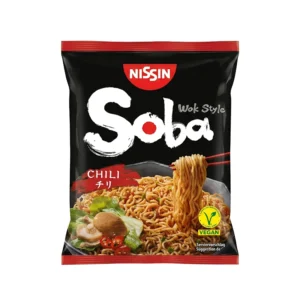 Tăiței instant Soba Wok Style Chili Nissin – 111 g