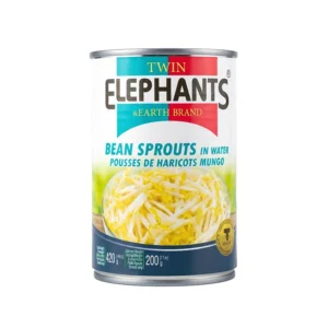 Germeni de fasole mungo în apă Twin Elephants (Bean Sprouts) – 420 g