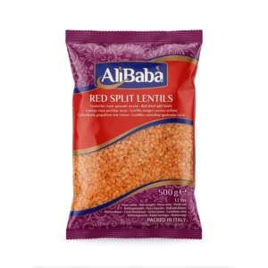 Linte roșie despicată uscată AliBaba – 500 g