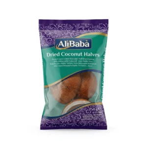 Nucă de cocos uscată jumătăți AliBaba (Dried Coconut Halves) – 250 g
