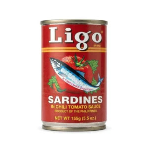 Sardine în sos tomat picant Ligo (Sardines in Chili Tomato Sauce) – 155 g