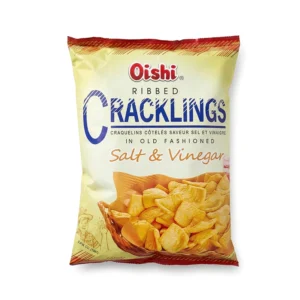 Snack din grâu Oishi Ribbed Cracklings (Salt & Vinegar) – 90 g