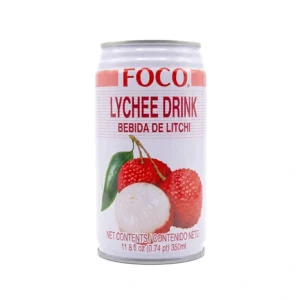 Băutură răcoritoare cu litchi Foco – 350 ml