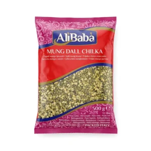 Fasole mung verde spartă cu coajă (Mung Dall Chilka) AliBaba – 500 g