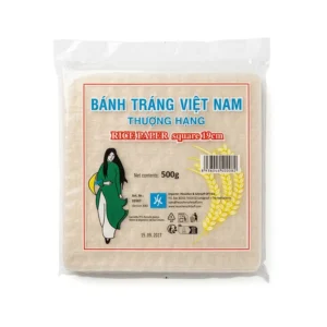 Foi de orez pătrate 19 cm Bánh Tráng Việt Nam – 500 g