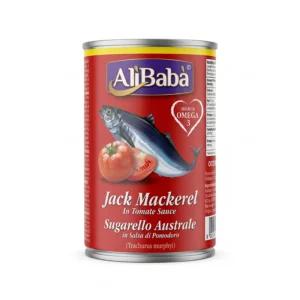 Macrou în sos de roșii AliBaba (Jack Mackerel in Tomato Sauce) – 425 g