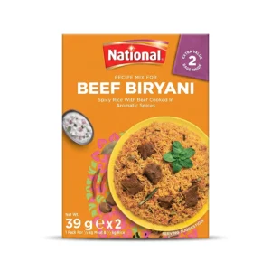 Mix de condimente pentru orez cu vită Beef Biryani National – 78 g