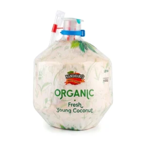 Nucă de cocos bio de băut Namdhari's (Organic Fresh Young Coconut) – 624 g