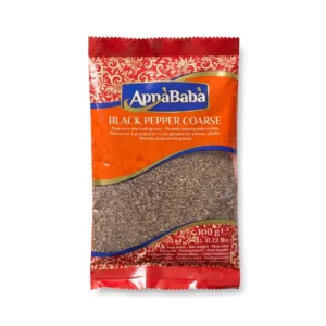 Piper negru granulat ApnaBaba (Black Pepper Coarse) – 100 g