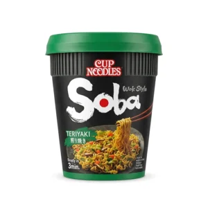 Tăiței instant Cup Noodles Soba Teriyaki Nissin – 90 g