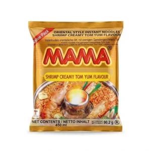 Tăiței instant cu gust de creveți și tom yum MAMA (Shrimp Creamy Tom Yum) – 90 g