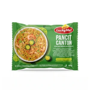 Tăiței instant Lucky Me! Pancit Canton cu aromă de calamansi – 60 g